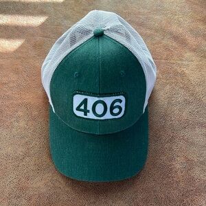 Richardson Green 406 Montana Area code Mesh Baseball patch Hat Cap. MD/LG